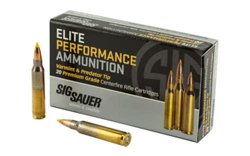 Ammunition Sig Sauer Elite Performance 223Rem SIG AMMO 223REM 40GR V&P 20/200